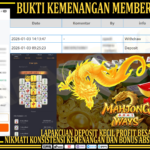 Bukti Kemenangan Member di Mahjong Ways hari ini