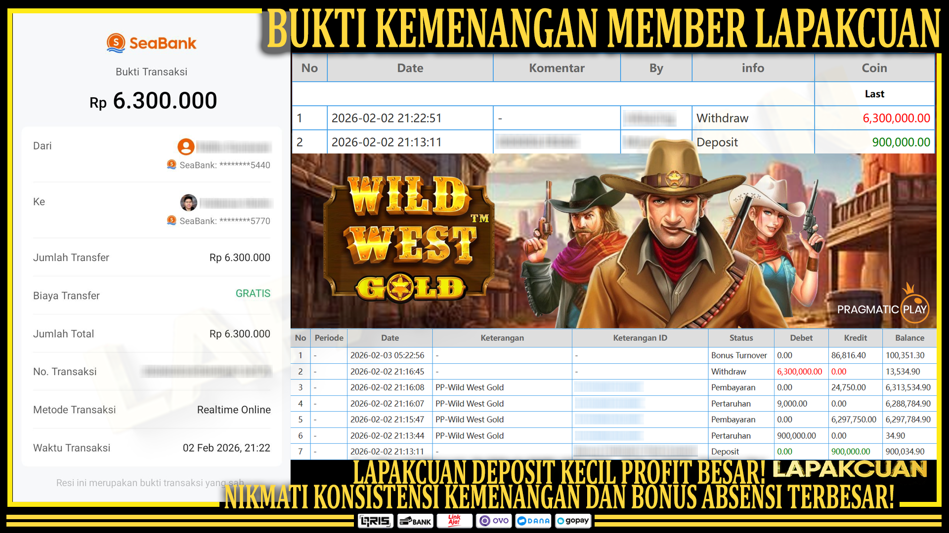depo dan main pasti WD + pasti Bonus